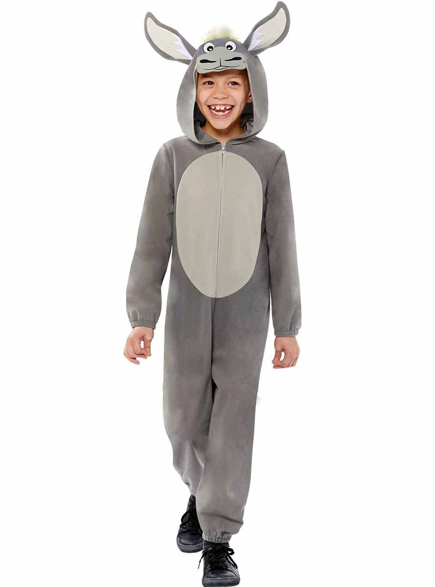 Image of Biblical Donkey Kids Christmas Nativity Costume - Front Image