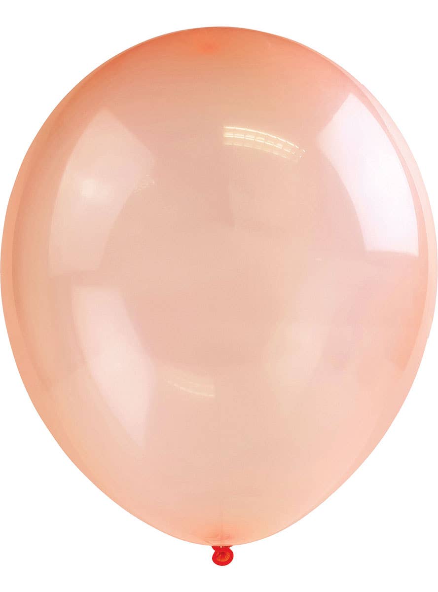 Image of Neon Orange 10 Pack 30cm Crystal Latex Balloons