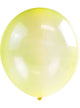 Image of Neon Yellow 10 Pack 30cm Crystal Latex Balloons