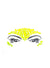 Image of Stick-On UV Reactive Neon Yellow Festival Face Jewels