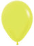 Image of Neon Yellow Single Small 12cm Air Fill Latex Balloon