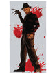 Image of Freddy Krueger Wall Scene Setter Halloween Decoration - Main Image