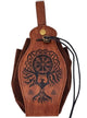 Image of Deluxe Vegvisir and Phoenix Viking Costume Belt Pouch - Main Image
