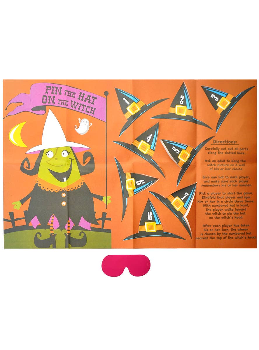 Image of Pin On The Witch Hat Halloween Party Game