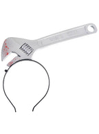 Image of Novelty Wrench in Head Halloween Costume Headband