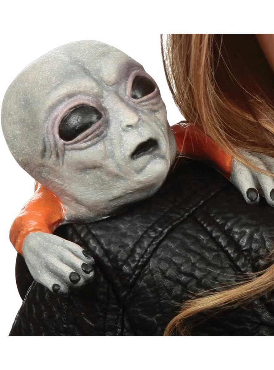 Image of Area 51 Alien Shoulder Buddy Halloween Costume Accessory - Close Image