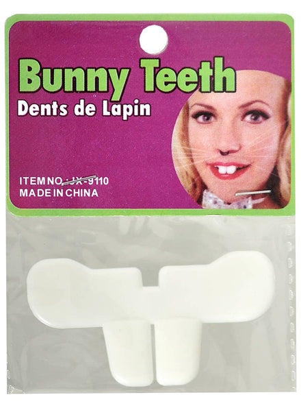 Image of Fake White Buck Tooth Bunny Rabbit Teeth