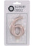 Image of Rose Gold 9cm Number 6 Birthday Candle