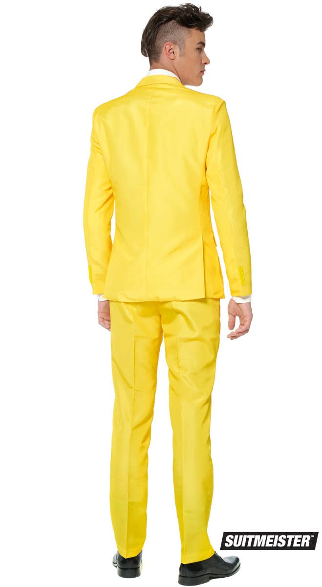 Men's Yellow Suitmeister Novelty Oppo Suit Back Image