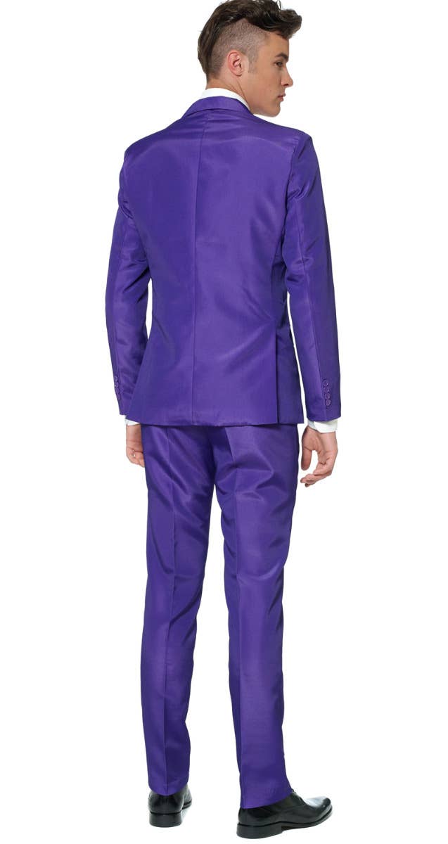 Men's Purple Novelty Suitmeister Oppo Suit Back Image