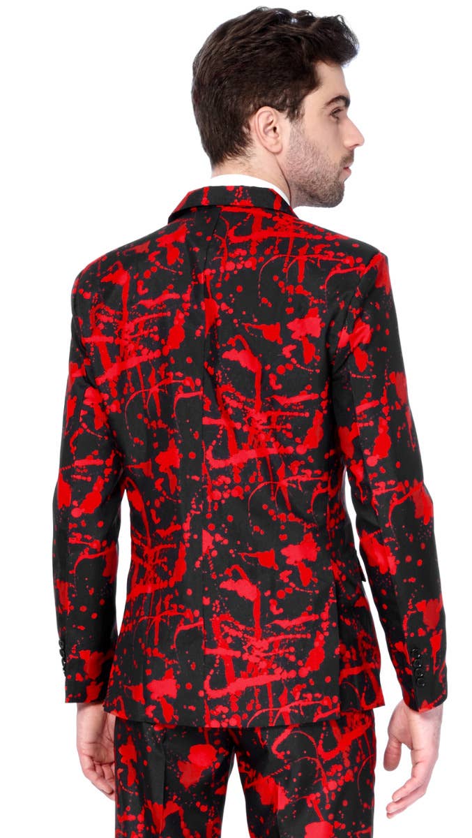 Men's Blood Splatter Halloween Suitmeister Opposuit Fancy Dress Zoom back Image