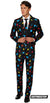 Men's Videogame Space Invader Print Suitmeister Suit Main Image