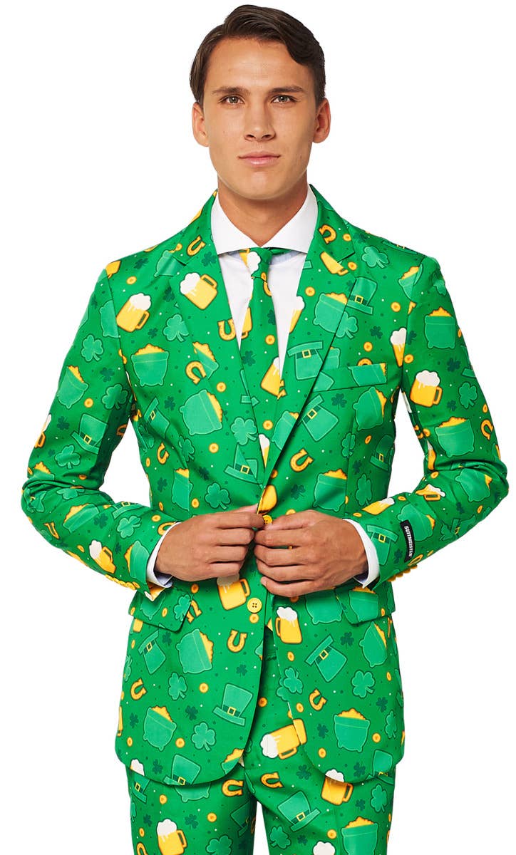 St Patricks Day Icons Suitmeister Men's Novelty Suit Main Zoom Image