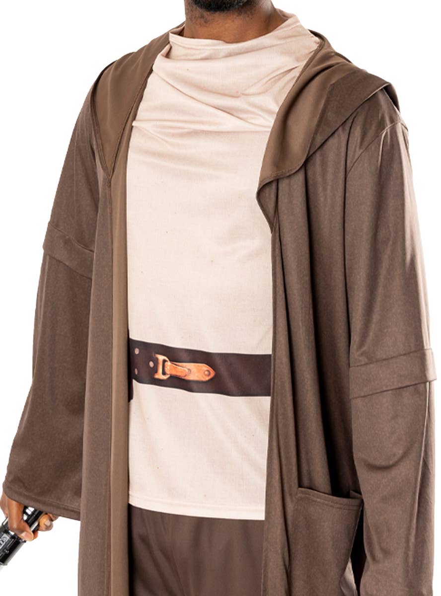 Image of Star Wars Men's Deluxe Obi Wan Kenobi Costume - Close View 1