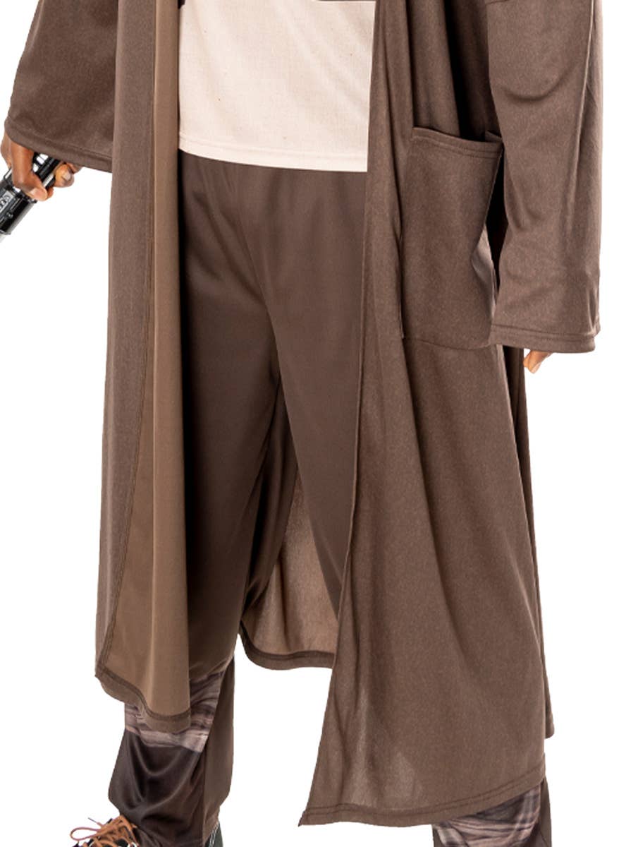 Image of Star Wars Men's Deluxe Obi Wan Kenobi Costume - Close View 2