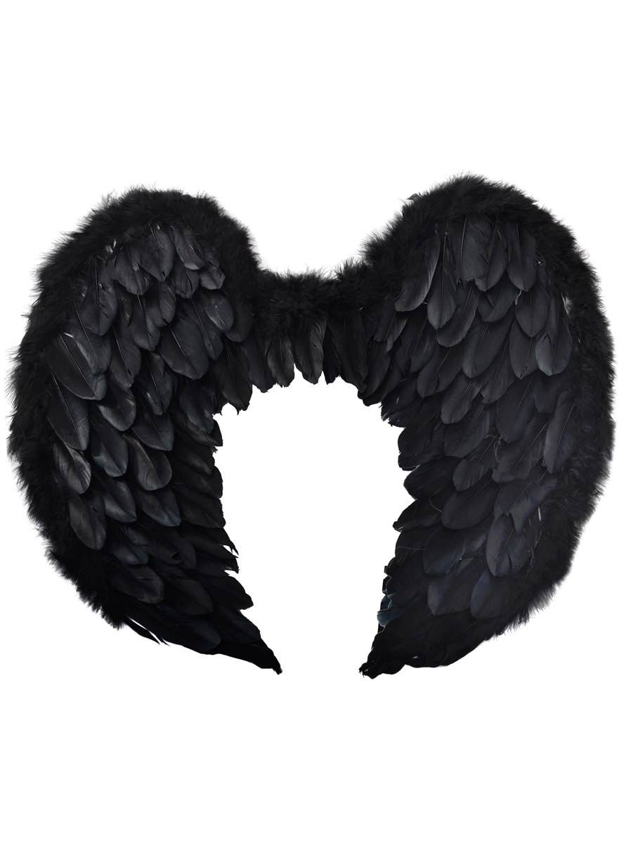Black Feather Angel Costume Wings