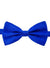 Simple Blue Satin Costume Bow Tie