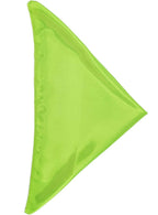 Green Satin Square Costume Bandanna