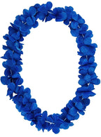 Hawaiian Blue Flower Costume Lei