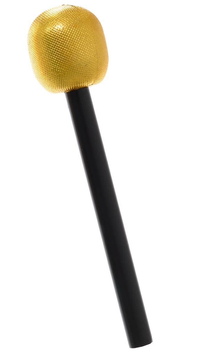 Image of Singing Pop Star Novelty Gold Microphone