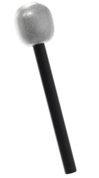 Image of Singing Pop Star Novelty Silver Microphone
