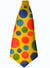 Oversized Yellow Polka Dot Clown Costume Tie
