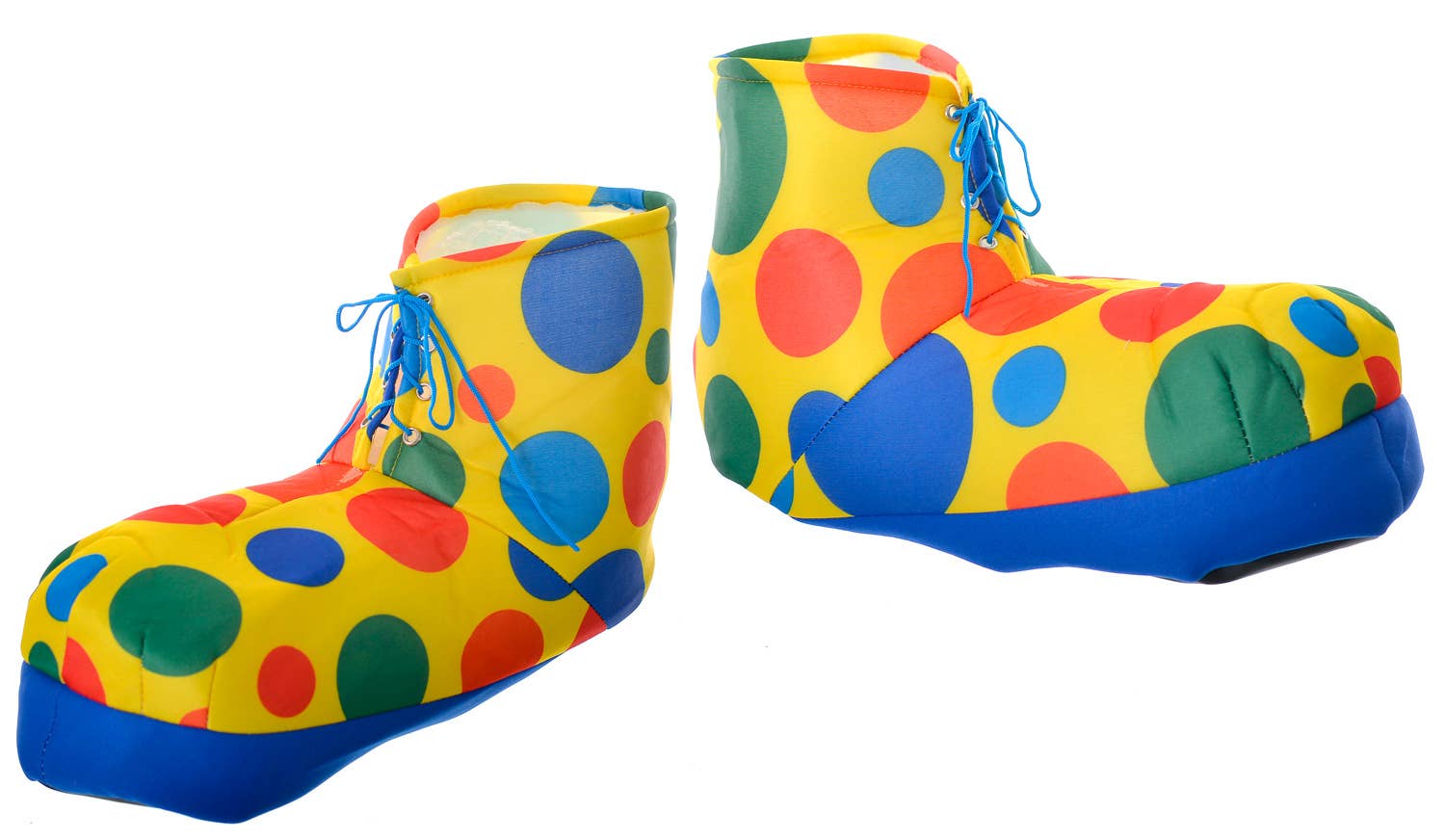 Yellow Polka Dot Clown Shoes | Spotted Clown Costume Shoes