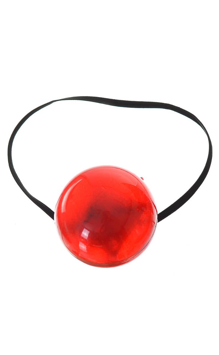 Red Flashing Clown Costume Nose Accessory Main Image