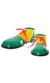 Yellow and Green Oversized Novelty Circus Clown Costume Shoes Accessory Main Image