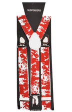 Image of Blood Splattered Suspenders Halloween Accessory
