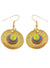 Mexican Sombrero Mini Gold Costume Earrings