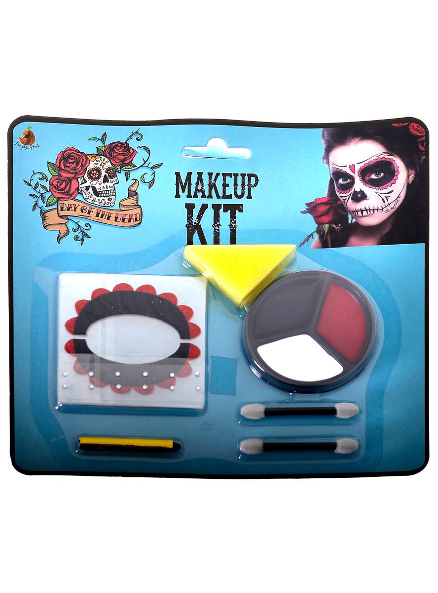 Mexican Day of the Dead Women's Sugar Skull Makeup Kit