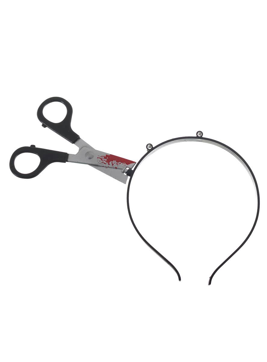 Bloody Scissors in Head Halloween Headband 