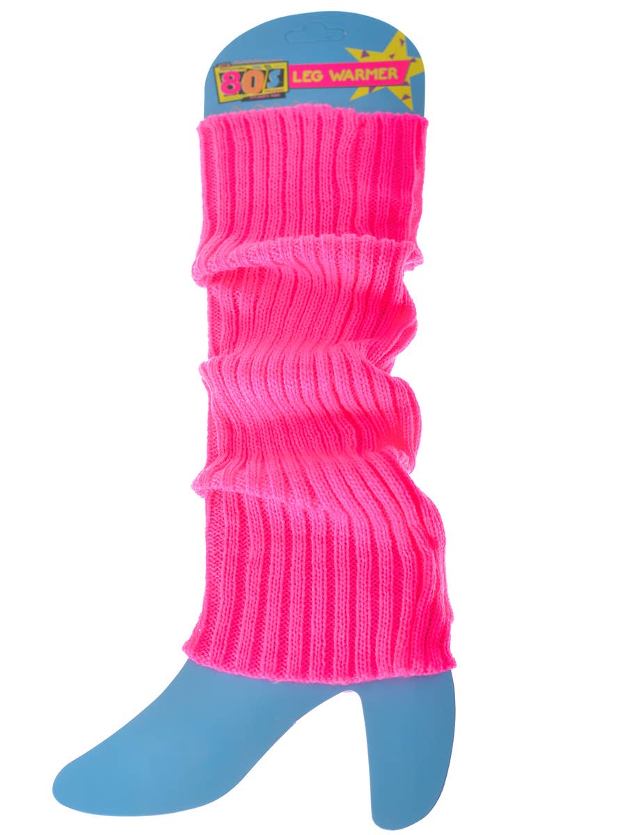 Neon Pink 80s Leg Warmers