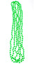 Image of Pack of 3 Neon Green 1980s Novelty Beaded Necklaces