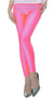 Image of 1980s Party Hot Pink Womens Costume Leggings