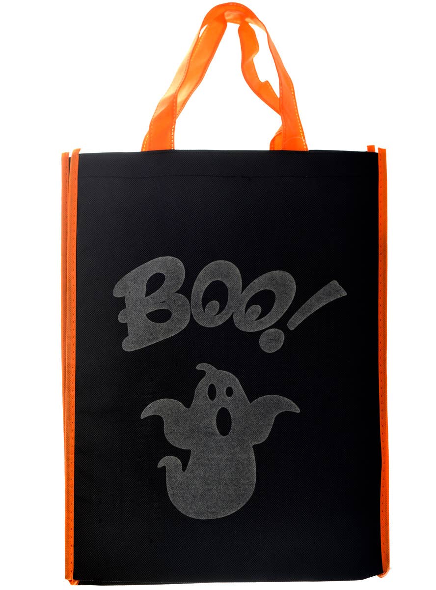 Glow in the Dark Kids Reusable BOO Trick or Treat Halloween Bag