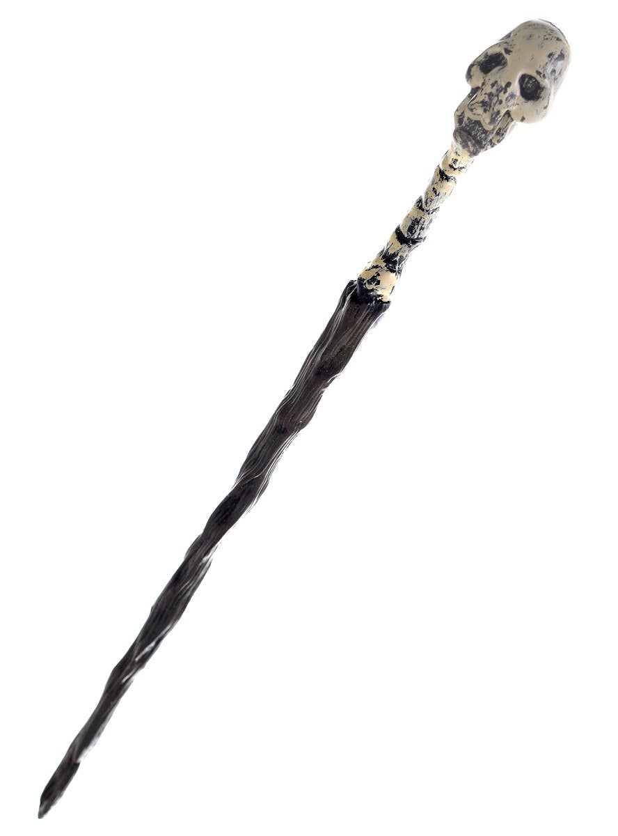 Image of Voodoo Priest Skull Halloween Wand Costume Accessory