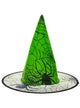 Green Spider Witch Halloween Costume Accessory Hat