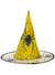 Yellow Spider Witch Adults Halloween Costume Hat