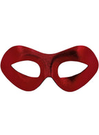 Red Metallic Super Hero Costume Mask