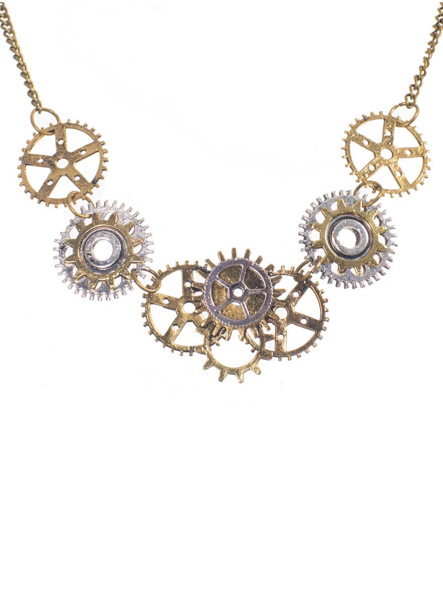 Gogs and Gears Steam Punk Necklace
