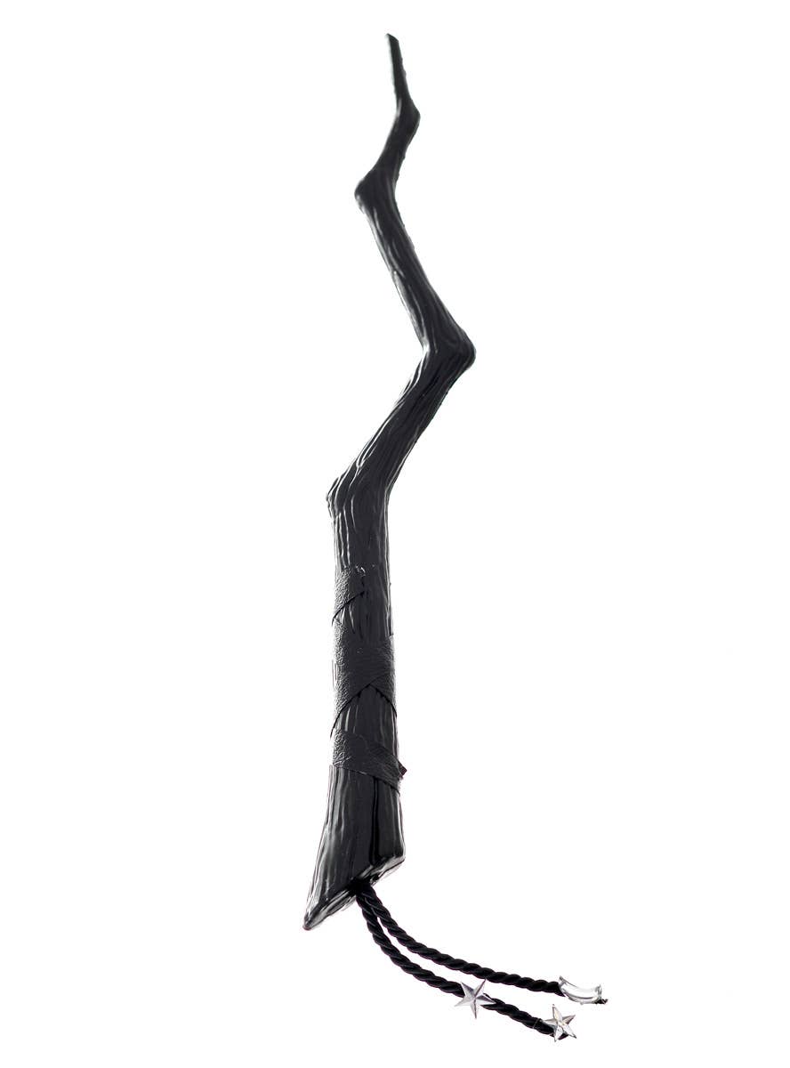 Cute Crooked Black Witches Wand Halloween Costume Accessory Main Image