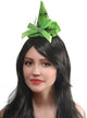 Spiderweb Neon Green Halloween Mini Witch Hat