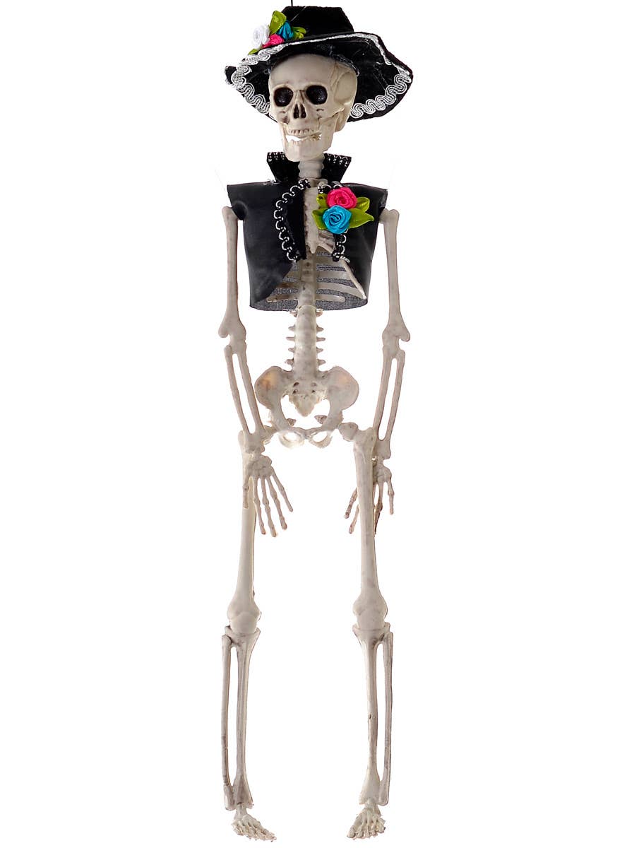 Day of the Dead Mariachi 40cm Skeleton Halloween Decoration