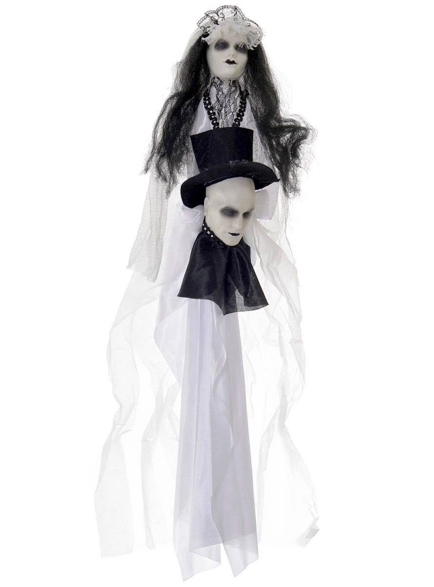 Ghoulish Bride Holding Groom Head Halloween Decoration