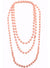 Rose Gold Flapper Pearl Necklace