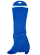 Blue Knitted Style Leg Warmers