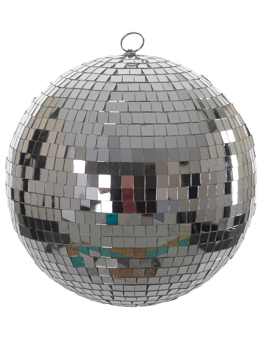 Large 30cm Silver Mirror Disco Ball Party Decoration