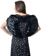 Mid Size Black Feather Dark Angel Wings